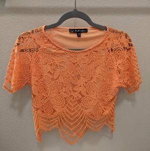 For Love and Lemons Guava Crop Top